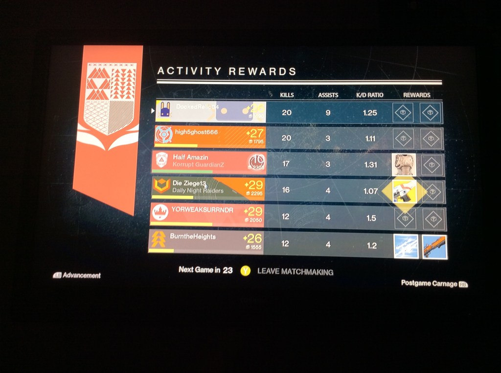 Dude got an exotic Gun for doing absolutely NOTHING! Yep that is Destiny Logic.