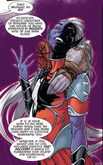 Why They doing this to my boy Thor. Dude got his hand like an ornament...