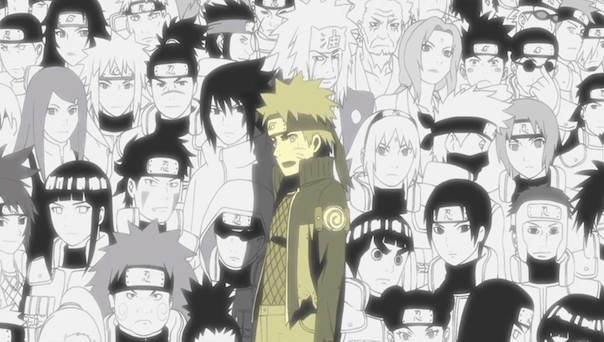 Naruto chose his friends
